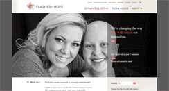 Desktop Screenshot of donate.flashesofhope.org