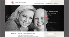 Desktop Screenshot of flashesofhope.org